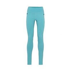 Damskie legginsy Kari Traa Nia. Niebieskie legginsy damskie Kari Traa, bez wzorów, z elastanu. Za 441.70 zł.