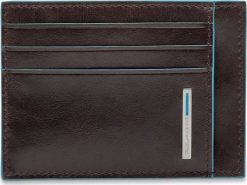 Piquadro , Blue Square, Leather, Card Holder, PP2762B2R, Mogano, Unisex Unisex. Niebieskie okulary przeciwsłoneczne damskie Piquadro. Za 202.56 zł.
