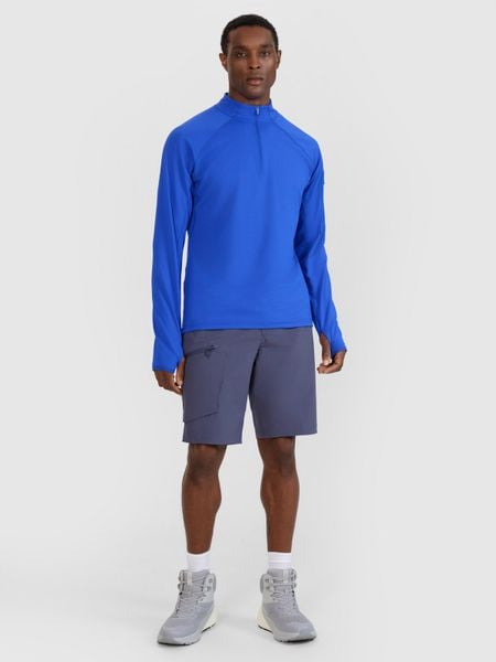 4F Spodenki trekkingowe 4Way Stretch męskie - szare M. Szare szorty męskie 4F, bez wzorów, z elastanu. W wyprzedaży za 139.99 zł.