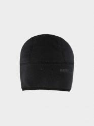 4F Czapka zimowa Polartec uniseks - czarna L/XL. Czarne czapki męskie 4F, na zimę, bez wzorów, z syntetyku. Za 89.99 zł.