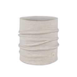 Komin zimowy chusta z wełny merino heavyweight. Białe szaliki męskie Buff, bez wzorów, z wełny. Za 168.99 zł.