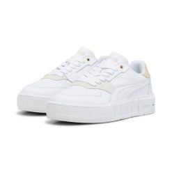 Buty Sportowe Damskie Puma Cali Court Match. Białe obuwie sportowe damskie Puma, bez wzorów, ze skóry, bez zapięcia. W wyprzedaży za 259.00 zł.