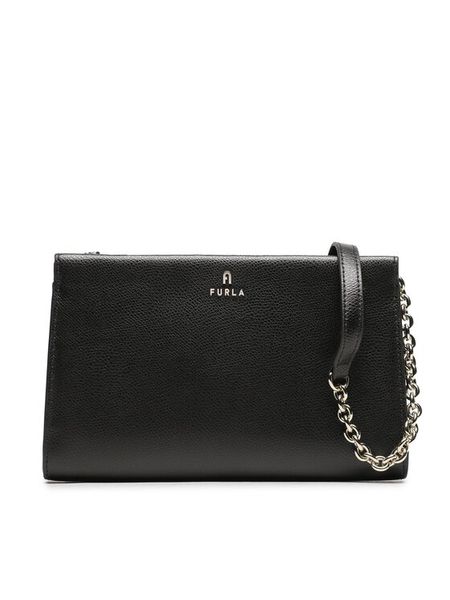 Furla Torebka Camelia WE00528-ARE000-O6000-1007 Czarny. Czarne torebki do ręki damskie Furla, bez wzorów, ze skóry, bez dodatków. Za 759.99 zł.