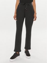 Liu Jo Sport Spodnie dresowe TA4172 FS090 Czarny Regular Fit. Czarne spodnie dresowe damskie Liu Jo Sport, bez wzorów, z bawełny, sportowe. Za 479.99 zł.