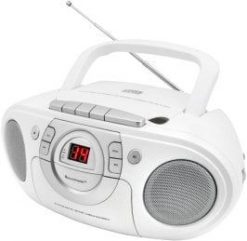 Radioodtwarzacz Soundmaster BOOMBOX SOUNDMASTER SCD5100WE FM, CD/CD-R/RW, KASETA, SIECIOWO-BATERYJNY, AUX-IN. Radia Soundmaster. Za 200.61 zł.