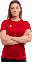 Koszulka damska adidas Tabela 23 Jersey czerwona HS0540 M. Czerwone bluzki damskie Adidas, m, bez wzorów, z jersey, bez kołnierzyka, bez ramiączek. Za 65.99 zł.