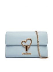 LOVE MOSCHINO Torebka JC4327PP1OLQ0701 Błękitny. Niebieskie torebki do ręki damskie Love Moschino, bez wzorów, ze skóry, bez dodatków. Za 769.99 zł.
