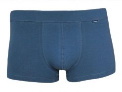Niebieskie Klasyczne Męskie Bokserki, Bawełna z Elastanem -PAKO JEANS- Obcisłe. Niebieskie bokserki męskie Pako Jeans, bez wzorów, z bawełny. Za 33.00 zł.
