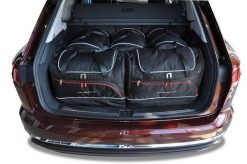 Torby Do Bagażnika Vw Touareg 2018+ 5Szt Kjust. Czarne torby podróżne damskie KJUST, bez wzorów, z kauczuku. Za 1,555.00 zł.