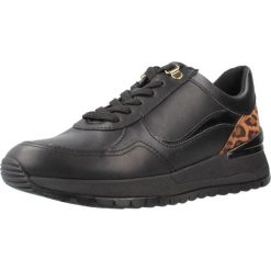 Buty GEOX D5600A 08502 Czarny. Czarne obuwie trekkingowe damskie Geox, z materiału, bez zapięcia. Za 450.99 zł.
