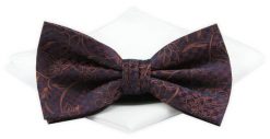 ZESTAW - Mucha z Poszetką Chattier - Wzór w Kwiaty. Krawaty i muchy Chattier, bez wzorów, eleganckie. Za 59.00 zł.
