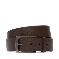 Pasek Calvin Klein. Brązowe paski męskie Calvin Klein, casualowe. Za 249.99 zł.