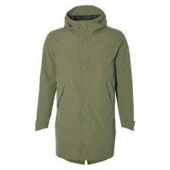 Męska kurtka przeciwdeszczowa Mosse. Zielone kurtki męskie BASIL, m, z aplikacjami, sportowe, bez kaptura. Za 488.90 zł.