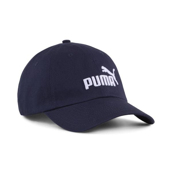 Czapka z daszkiem z logo No. 1 ESS PUMA. Niebieskie czapki damskie Puma, bez wzorów, sportowe. Za 69.00 zł.