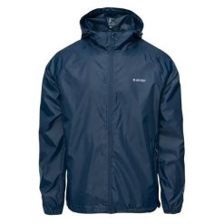 Kurtka wodoodporna Hi-Tec Petro. Niebieskie kurtki sportowe męskie Hi-tec, l, bez wzorów, z materiału, bez kaptura, trekkingowe. Za 154.35 zł.