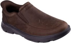 Skechers Skechers męskie półbuty ARCH FIT GARZA-UMAR 205518 COC 43. Półbuty męskie Skechers, bez wzorów, bez obcasa, bez zapięcia. Za 399.99 zł.