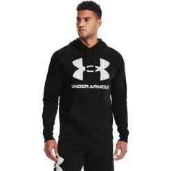 Bluza z kapturem Under Armour Rival Fleece Big Logo, Mężczyźni. Białe bluzy męskie Under Armour, m, bez wzorów, z kapturem. Za 290.00 zł.