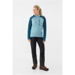 Bluza trekkingowa damska Viking Delmore. Czarne bluzy damskie Viking, s, bez wzorów, sportowe, bez ramiączek, bez kaptura. Za 289.90 zł.