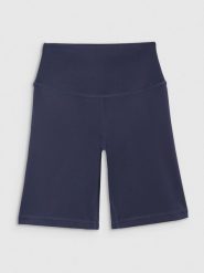 4F Legginsy kolarki treningowe damskie - granatowe XL. Niebieskie legginsy sportowe damskie 4F, s, bez wzorów, z dzianiny, z podwyższonym stanem, krótkie, na fitness i siłownię. Za 99.99 zł.