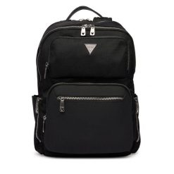 Plecak Guess. Czarne plecaki męskie Guess, z aplikacjami. Za 679.99 zł.