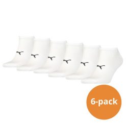 Skarpety Puma Sport Sneaker Light, 6 pary białych. Białe skarpetki damskie Puma, bez wzorów, z elastanu. Za 162.99 zł.