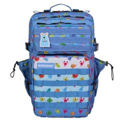 Plecak Elitex Training Monsters V1 45L kabinowy, wodoodporny. Niebieskie plecaki męskie ELITEX TRAINING, bez wzorów, sportowe. Za 252.99 zł.