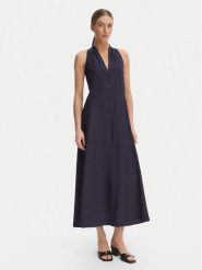 Marella Sukienka letnia Girino 2615221031 Granatowy Regular Fit. Niebieskie sukienki damskie Marella, na lato, bez wzorów, z wiskozy, bez kołnierzyka, bez ramiączek. Za 839.99 zł.