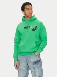 Volcom Bluza Bob Mollema 1 A4112505 Zielony Loose Fit. Zielone bluzy męskie Volcom, m, bez wzorów, z bawełny, bez ramiączek, bez kaptura. Za 219.99 zł.