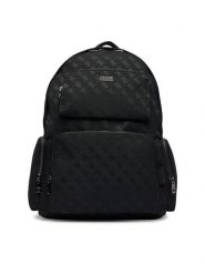 Guess Plecak HMBOST P6111 Czarny. Czarne plecaki męskie Guess, z aplikacjami, z materiału. Za 679.99 zł.