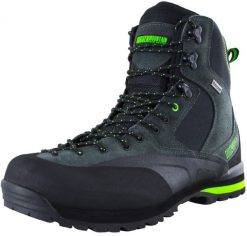 Męskie buty trekkingowe wodoodporne z zamszową membraną. Zielone trekkingi męskie GUGGEN MOUNTAIN, z gumy, bez zapięcia. Za 496.43 zł.
