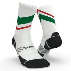 Skarpetki do biegania Kiprun Run 900 wysokie grube. Czarne skarpetki damskie KIPRUN, bez wzorów, z dzianiny. Za 54.99 zł.