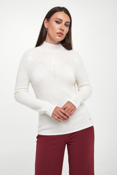 Sweter damski wełniany JOSEPH RIBKOFF. Swetry nierozpinane damskie Joseph Ribkoff, l, bez wzorów, z wełny, bez kołnierzyka, bez ramiączek. Za 809.00 zł.