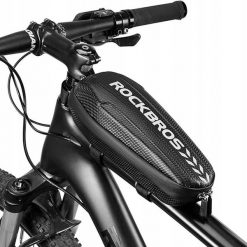 Rockbros sawka rowerowa na rower ramę wodooszczelna 1,1l torba pojemna duża. Czarne torby na ramię męskie ROCKBROS, z materiału, na ramię, duże. Za 49.98 zł.
