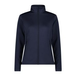 Sweter damski z golfem CMP. Niebieskie swetry nierozpinane damskie CMP, s, bez wzorów, z polaru, bez kołnierzyka, bez ramiączek. Za 269.00 zł.