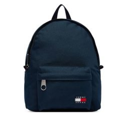 Plecak Tommy Jeans. Niebieskie plecaki damskie Tommy Jeans, bez wzorów, z jeansu. Za 289.99 zł.