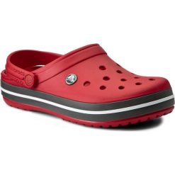 Klapki CROCS - Crocband 11016 Pepper. Czerwone klapki damskie Crocs, bez wzorów, z tworzywa sztucznego, bez obcasa, bez zapięcia. W wyprzedaży za 159.00 zł.