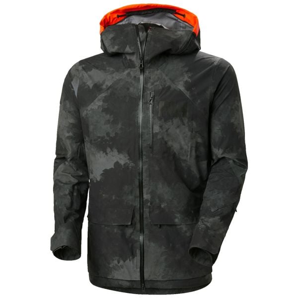 Kurtka narciarska Helly Hansen Ridge Infinity. Czarne kurtki sportowe męskie Helly Hansen, na zimę, m, bez wzorów, bez kaptura, narciarskie. W wyprzedaży za 2,703.70 zł.