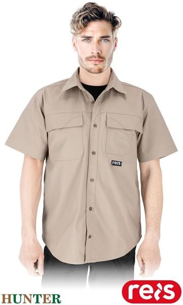 BIZZ - Koszula męska L. Koszule męskie Reis, l, bez wzorów, bez kołnierzyka, bez ramiączek. Za 127.40 zł.