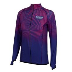 Bluza damska do biegania rozpinana EXTREME HOBBY CALEIDOSCOPE. Fioletowe bluzy damskie EXTREME HOBBY, na jesień, xs, bez wzorów, z elastanu, sportowe, bez ramiączek, bez kaptura. Za 219.00 zł.