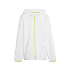 Kurtka z kapturem damska Puma RUN ULTRAWEAVE biała r S. Białe kurtki sportowe damskie Puma, s, bez wzorów, bez ramiączek, z kapturem, do biegania. Za 308.39 zł.