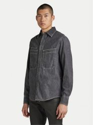 G-Star Raw Koszula jeansowa Nimes D23009-D540 Szary Regular Fit. Szare koszule męskie G-Star Raw, m, bez wzorów, z bawełny, retro, bez kołnierzyka, bez ramiączek. Za 549.99 zł.