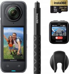 Kamera Insta360 X4 GPS Bundle czarna. Kamery sportowe INSTA360. Za 4,099.00 zł.