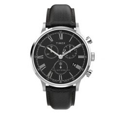 Zegarek Timex. Czarne zegarki męskie Timex, bez wzorów. Za 670.00 zł.