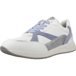 Buty GEOX D BULMYA Biały. Białe obuwie trekkingowe damskie Geox, ze skóry, bez zapięcia. Za 221.99 zł.