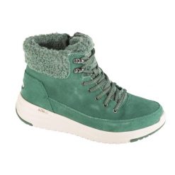 Buty zimowe damskie, On-The-Go Stellar - Winterize. Zielone obuwie trekkingowe damskie Skechers, bez zapięcia. Za 379.99 zł.