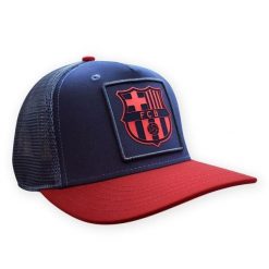 Czapka z daszkiem FC Barcelona - oficjalna licencjonowana. Niebieskie czapki damskie FC BARCELONA, bez wzorów, z poliesteru. Za 99.00 zł.