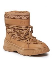 Guess Śniegowce Drera FL8DRA FAL10 Beżowy. Brązowe śniegowce damskie Guess, z materiału, bez zapięcia. Za 599.99 zł.