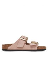 Birkenstock Klapki Arizona 1026170 Różowy. Czerwone klapki damskie Birkenstock, bez wzorów, ze skóry, bez obcasa, bez zapięcia. Za 539.99 zł.