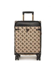 Guess Walizka kabinowa TWLP96 27983 Czarny. Brązowe walizki damskie Guess, z aplikacjami, z poliesteru. Za 809.99 zł.