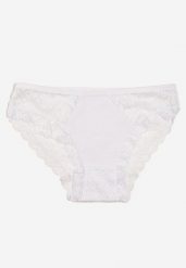 Białe Koronkowe Majtki Figi z Bawełny Nikella. Białe majtki damskie Born2be, z bawełny. Za 4.99 zł.